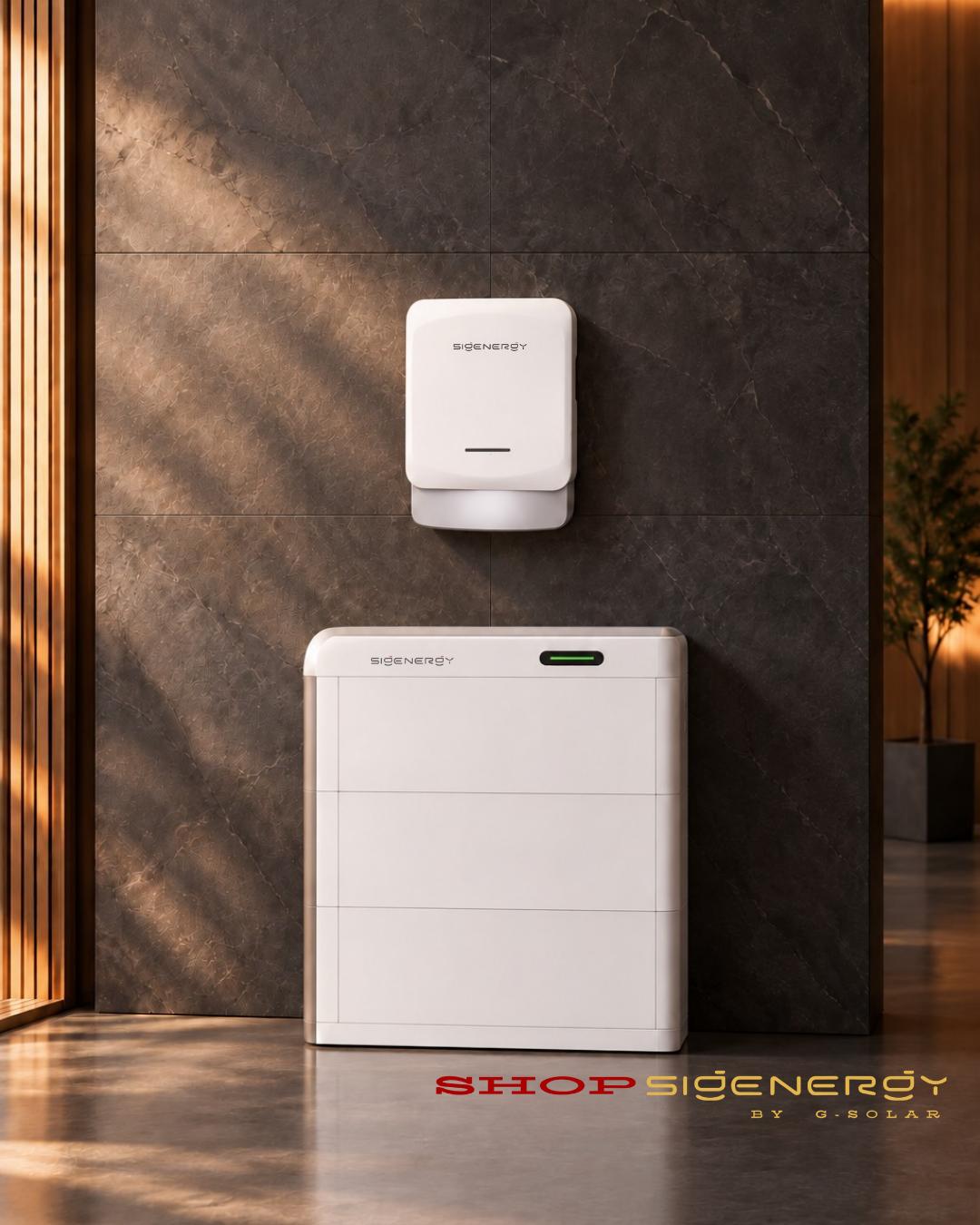 PT KIT POZA Sistem Fotovoltaic Premium Trifazat 9.6 kWp cu stocare 9.04 kWh + INVERTOR HYBRID 10kW TP2 – montaj inclus G-Solar (SIGENERGY+LONGI) - imagine 1
